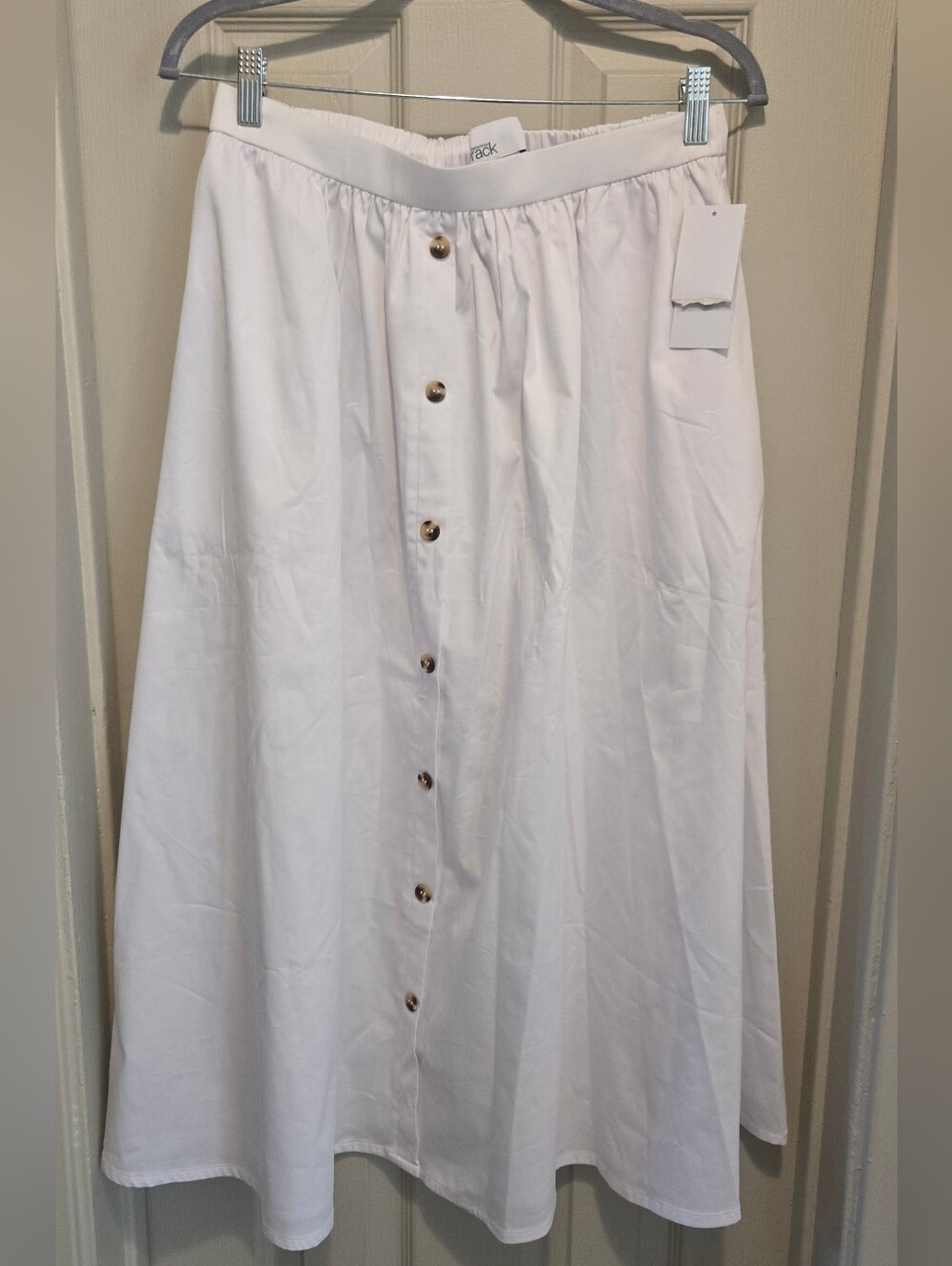 Nordstrom Rack White Button-Front Women’s Skirt sz Medium